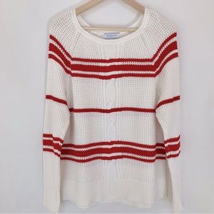 Liz Claiborne Red Stripe Sweater